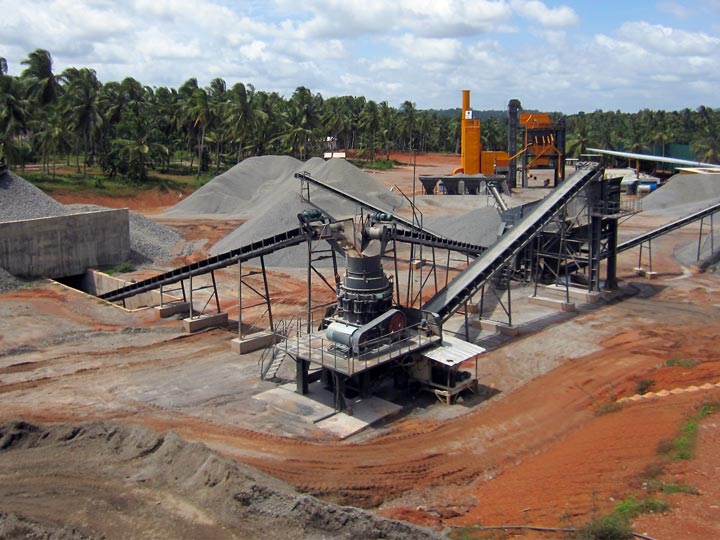 500TPH Basalt Crushing Plant