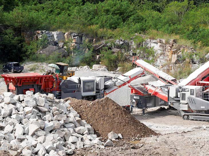 Portable Crusher Plant for Quarry Crushing